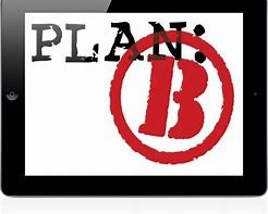 plan B with a circle around B